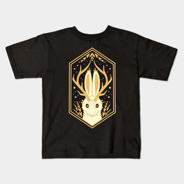 Jackalope Kids T-Shirt by SchmidteGoods